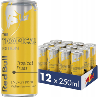 Напиток энергетический Red Bull Tropical Edition 250ml (шт) 12х250ml